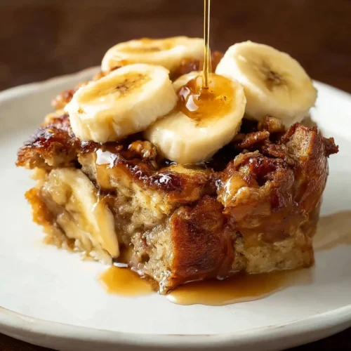 Caramel Banana Bread Pudding 2 Caramel Banana Bread Pudding