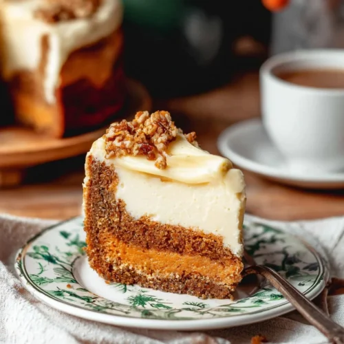Carrot Cake Cheesecake with Cream Cheese Frosting 2 Carrot Cake Cheesecake with Cream Cheese Frosting