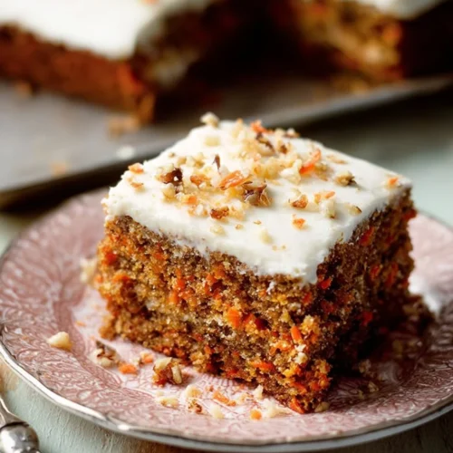 Carrot Sheet Cake with Cream Cheese Frosting 2 Carrot Sheet Cake with Cream Cheese Frosting