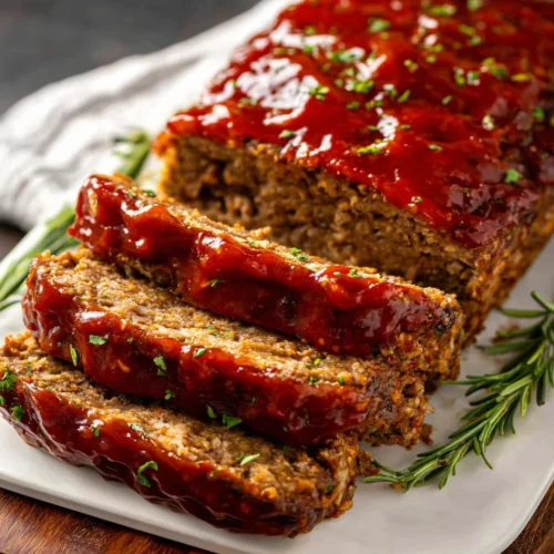 Cheddar Meatloaf with Brown Sugar Ketchup Glaze 2 Cheddar Meatloaf with Brown Sugar Ketchup Glaze