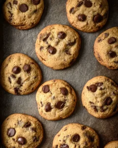 Chewy Gluten Free Chocolate Chip Cookies with Melted Butter