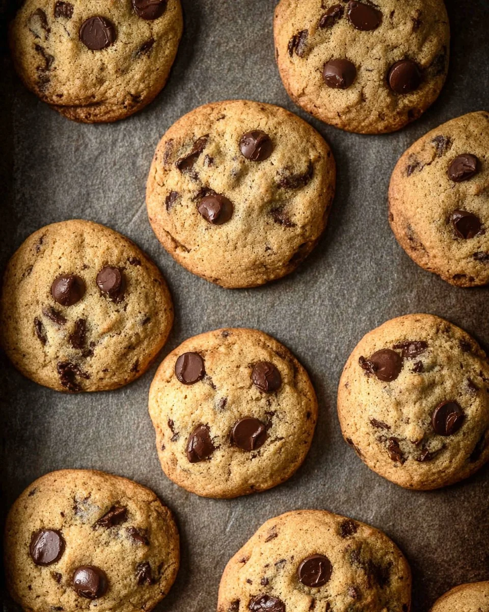 Chewy Gluten Free Chocolate Chip Cookies with Melted Butter