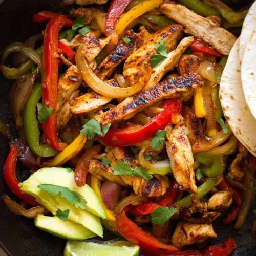 Citrus Chicken Fajitas with Peppers and Onions