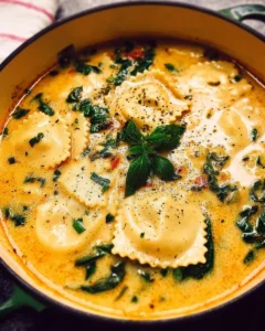 Creamy Ravioli Soup