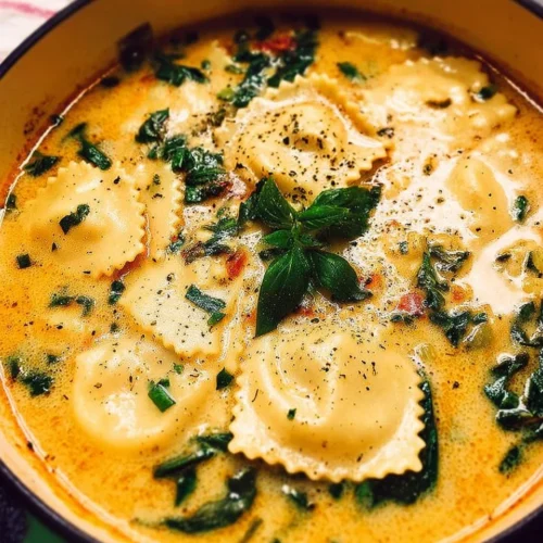 Creamy Ravioli Soup 2 Creamy Ravioli Soup