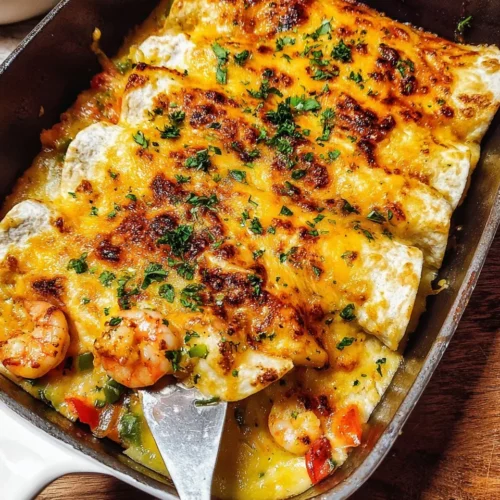 Creamy Shrimp Enchiladas with Green Chile Sauce 2 Creamy Shrimp Enchiladas with Green Chile Sauce