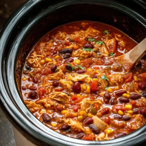Creamy Slow Cooker Chicken Chili with Cream Cheese 2 Creamy Slow Cooker Chicken Chili with Cream Cheese