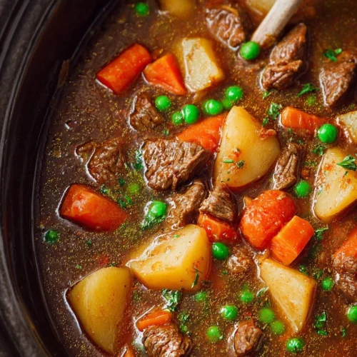 Crockpot Beef Stew with Potatoes and Carrots