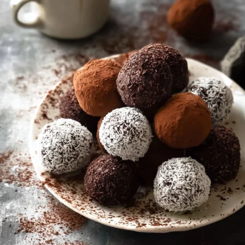 Dark Chocolate Ganache Truffles 2 Dark Chocolate Ganache Truffles