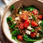 Farro salad with sizzled garlic dressing 2025 12 30 150633 150x150