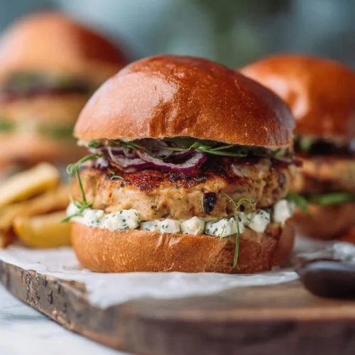 Feta and Sun Dried Tomato Chicken Burgers with Pesto Mayo 2 Feta and Sun Dried Tomato Chicken Burgers with Pesto Mayo