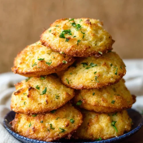 Garlic Cheesy Cornbread Drop Biscuits