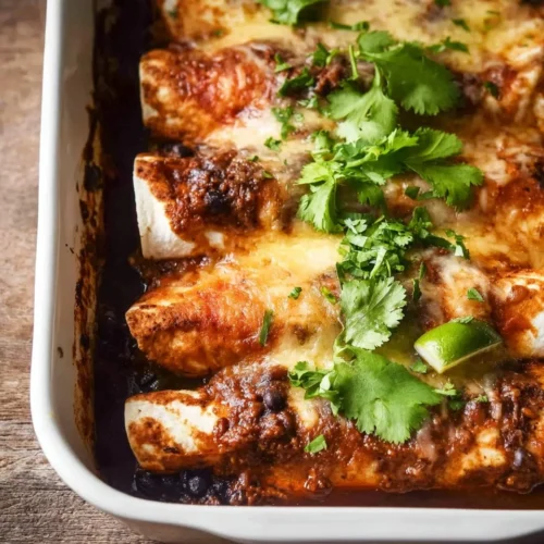 Ground Beef and Bean Enchiladas with Homemade Sauce 2 Ground Beef and Bean Enchiladas with Homemade Sauce