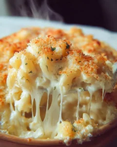 Gruyere Baked Mac and Cheese with Panko Topping