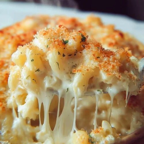 Gruyere Baked Mac and Cheese with Panko Topping