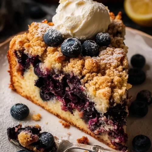 Lemon Blueberry Crumb Cake