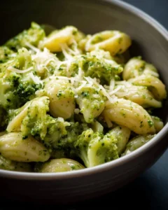 Lemon Parmesan Broccoli Pasta with Garlic and Red Pepper