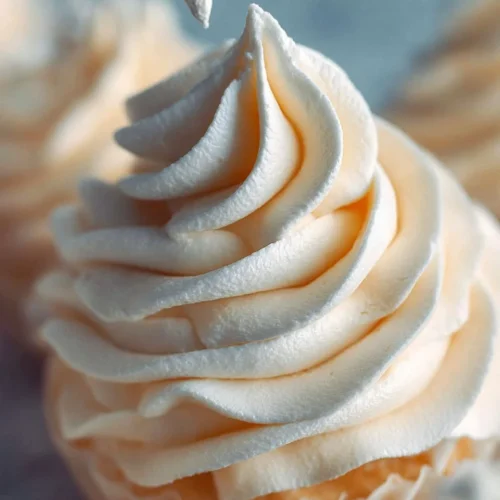 Less Sweet Fluffy Vanilla Frosting with Flour Roux
