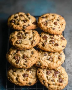 Loaded Chocolate Chip Cookies with Oats and Peanut Butter Chips