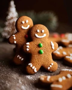 Molasses Gingerbread Men Cookies with Royal Icing