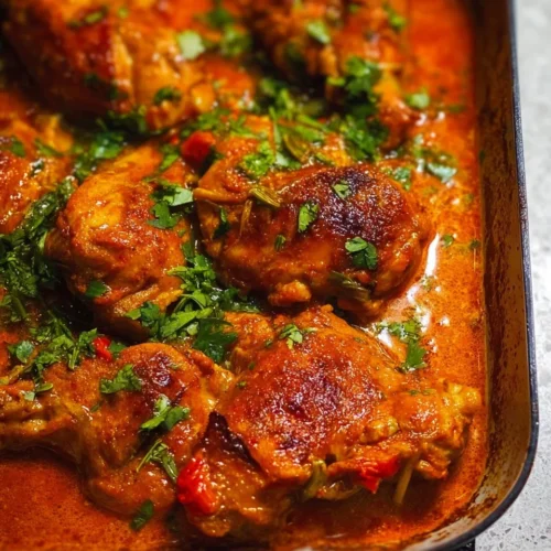 One Pan Baked Butter Chicken