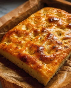 Quick and dirty focaccia recipe with herbs and olive oil
