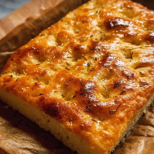 Quick Olive Oil Focaccia with Sea Salt 2 Quick Olive Oil Focaccia with Sea Salt
