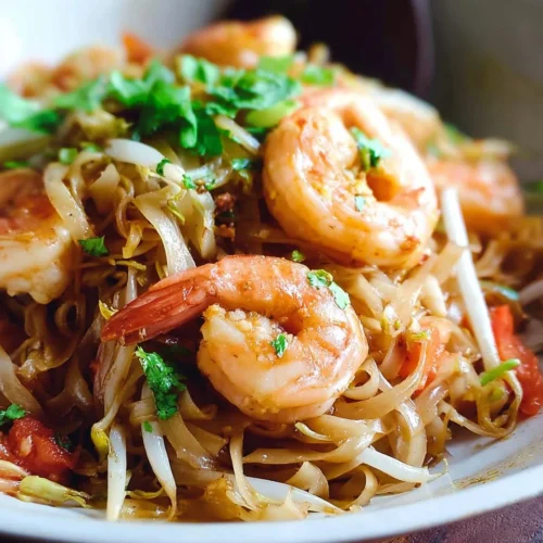 Shrimp Pad Thai with Tofu and Peanuts 2 Shrimp Pad Thai with Tofu and Peanuts