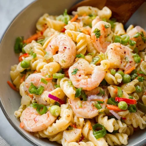 Shrimp Pasta Salad with Dill and Celery 2 Shrimp Pasta Salad with Dill and Celery