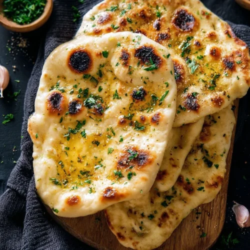 Skillet Garlic Naan Bread with Yogurt Dough 2 Skillet Garlic Naan Bread with Yogurt Dough