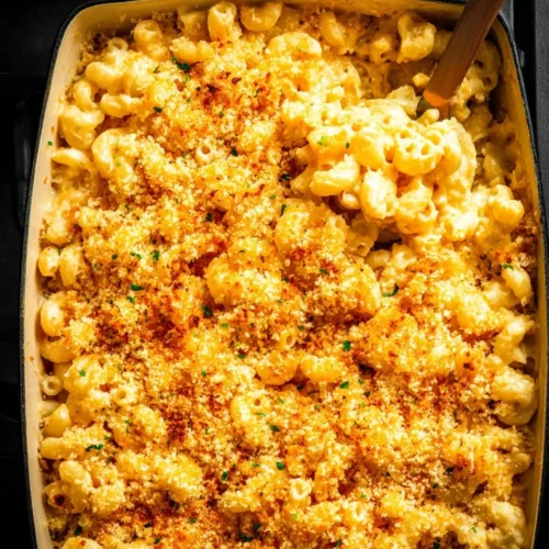 Smoked Mac and Cheese with Cheddar and Gouda