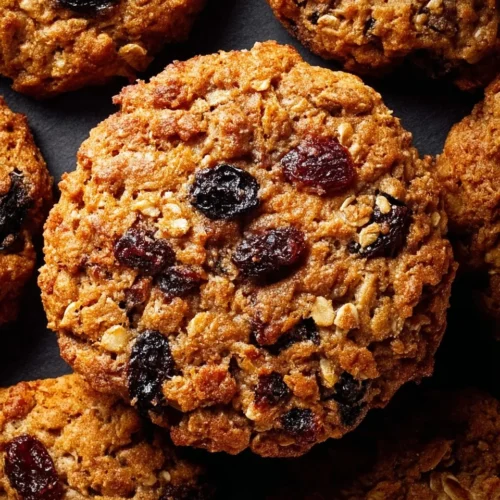 Soft and Chewy Oatmeal Raisin Cookies