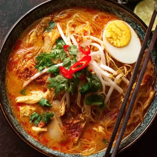Spicy Laksa Noodle Soup