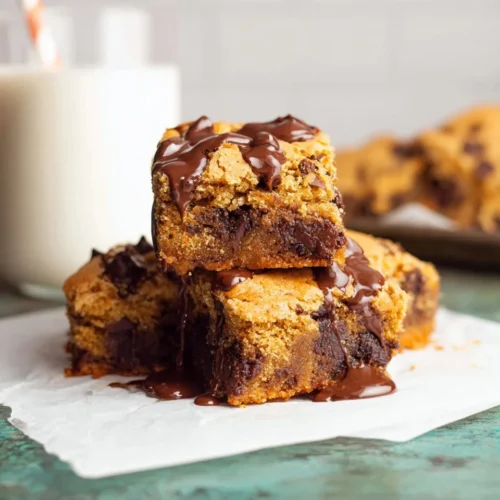 Thick Chocolate Chip Cookie Bars in an 8x8 Pan 2 Thick Chocolate Chip Cookie Bars in an 8x8 Pan