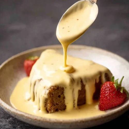 Vanilla Bean Creme Anglaise with Egg Yolks