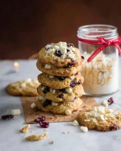 White Chocolate Cranberry Cookie Mix in a Jar