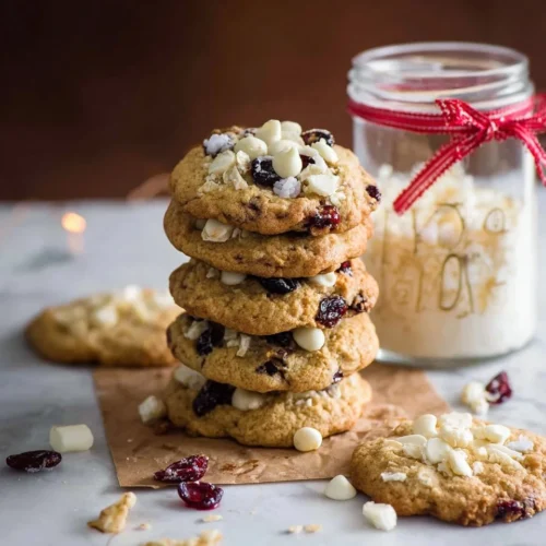 White Chocolate Cranberry Cookie Mix in a Jar 2 White Chocolate Cranberry Cookie Mix in a Jar