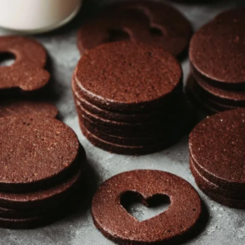 Chocolate Cut Out Cookies 2 Chocolate Cut Out Cookies