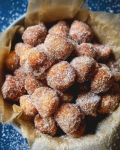 Delicious cinnamon sugar pretzel bites served on a plate