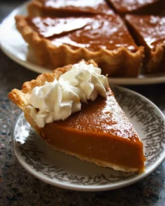 Creamy Pumpkin Pie