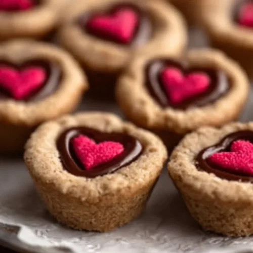 Valentine Cookie Cups 2 Easy Valentine Cookie Cups