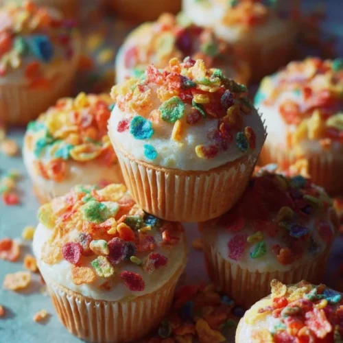 Fruity Cereal Cupcakes with Vanilla Buttercream 2 Fruity Cereal Cupcakes with Vanilla Buttercream