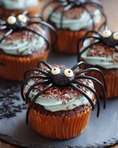 Halloween Spider Cupcakes