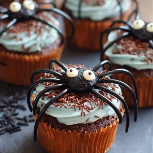 Halloween Spider Cupcakes 2 Halloween Spider Cupcakes