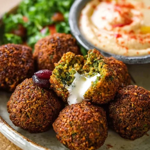 Homemade Falafel with Tahini Sauce 2 Homemade Falafel with Tahini Sauce