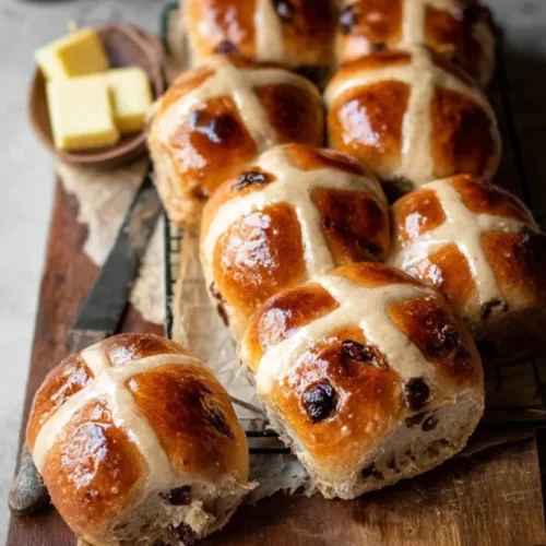 Hot Cross Buns with Orange Zest and Golden Raisins 2 Hot Cross Buns with Orange Zest and Golden Raisins