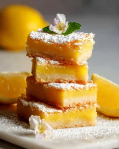 Lemon Bars with Shortbread Crust