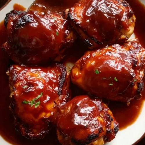 Oven Baked BBQ Chicken with Homemade Barbecue Sauce