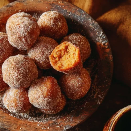 Pumpkin Donut Holes