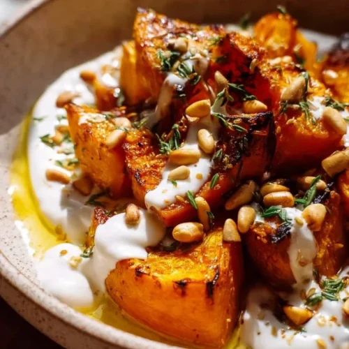 Roasted pumpkin with lemon yogurt sauce and pine n 2026 01 20 143620 819x1024
